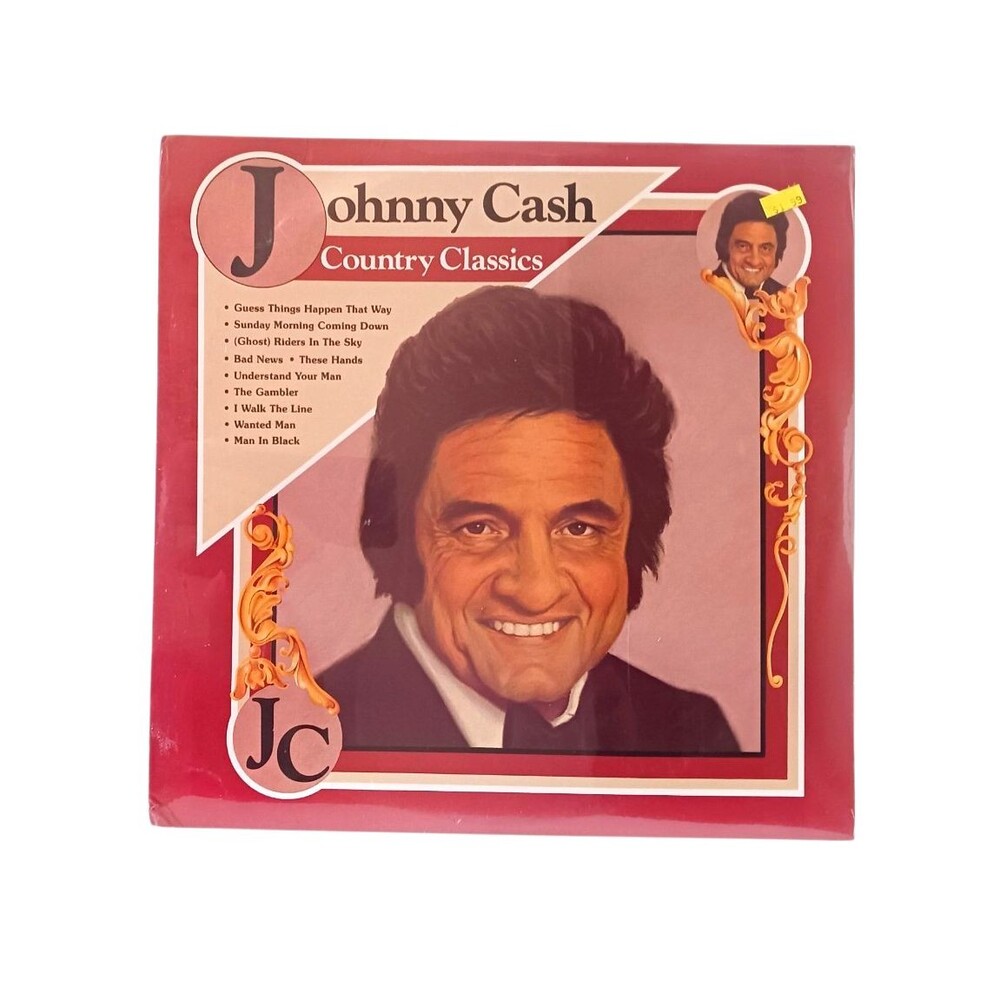 JOHNNY CASH  Country Classics LP NEW & SEALED Vinyl Record 1983 CBS Records USA